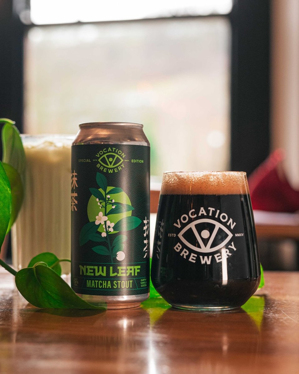 New Leaf | 7.4% Matcha Stout | 440ml - Vocation Brewery