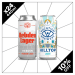 Peak & Valley Lager Case | Lager Beer Mixed Pack | 24 x 440ml - Vocation Brewery