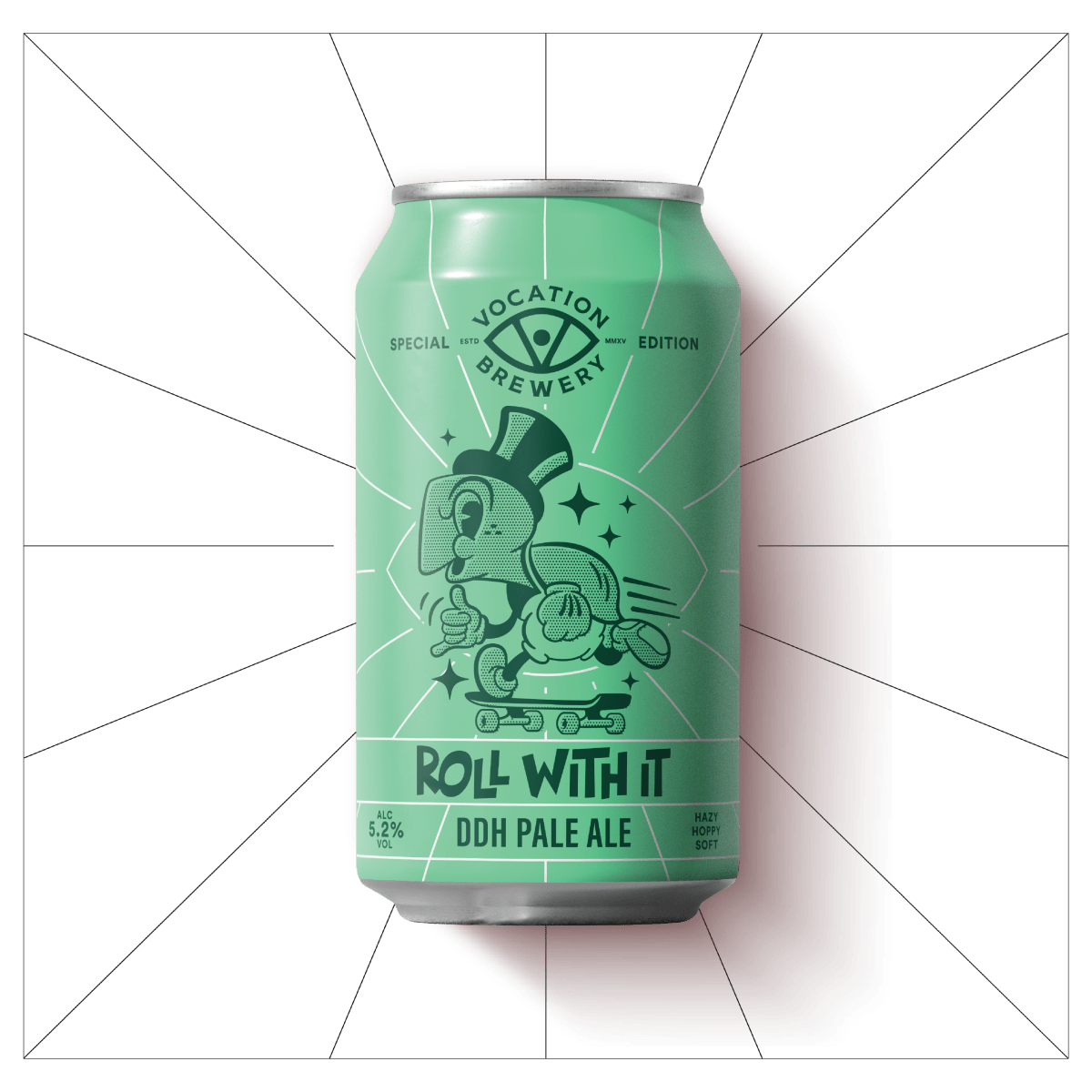 Roll With It | 5.2% DDH Pale Ale 330ml - Vocation Brewery