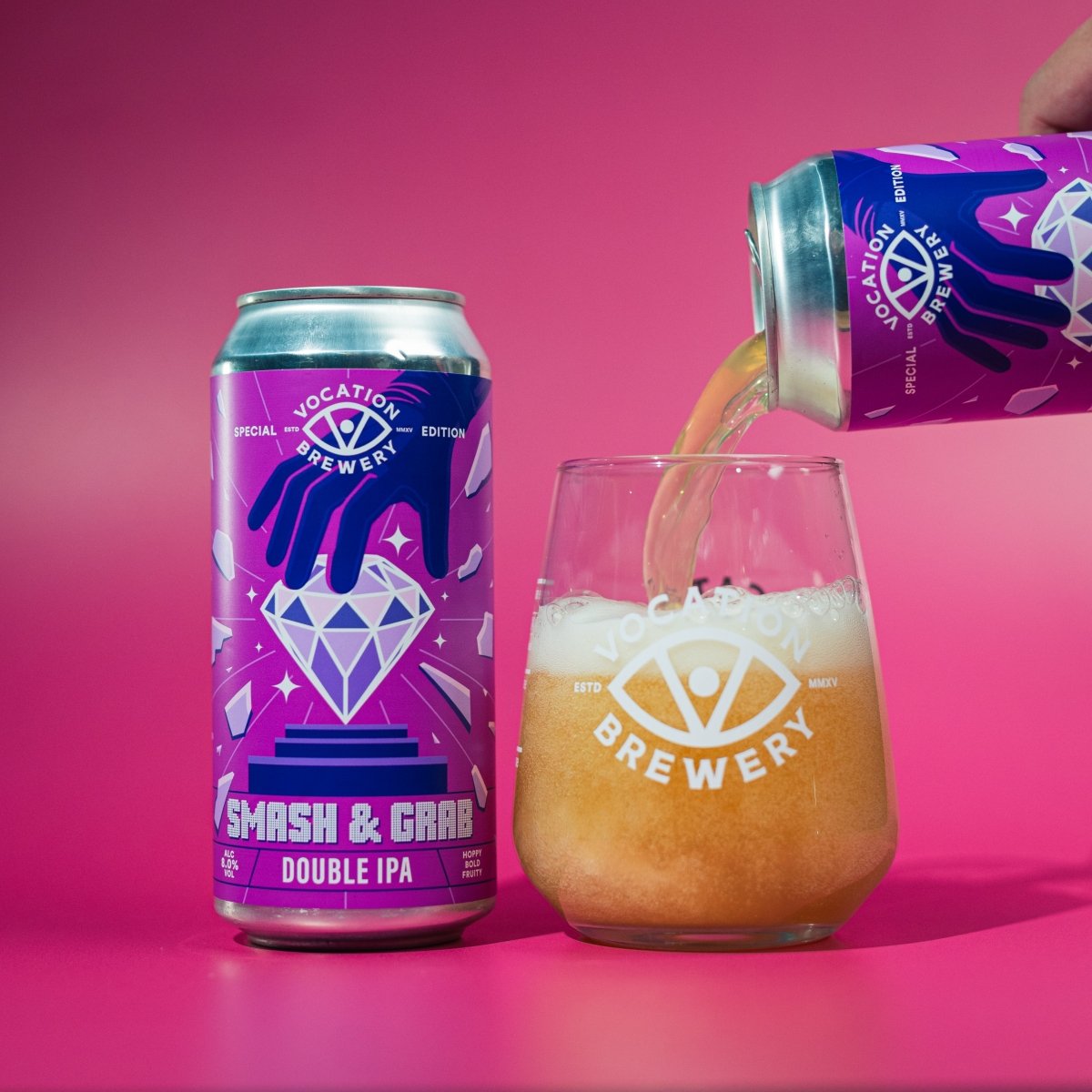 Smash & Grab | 8.0% DIPA | 440ml - Vocation Brewery
