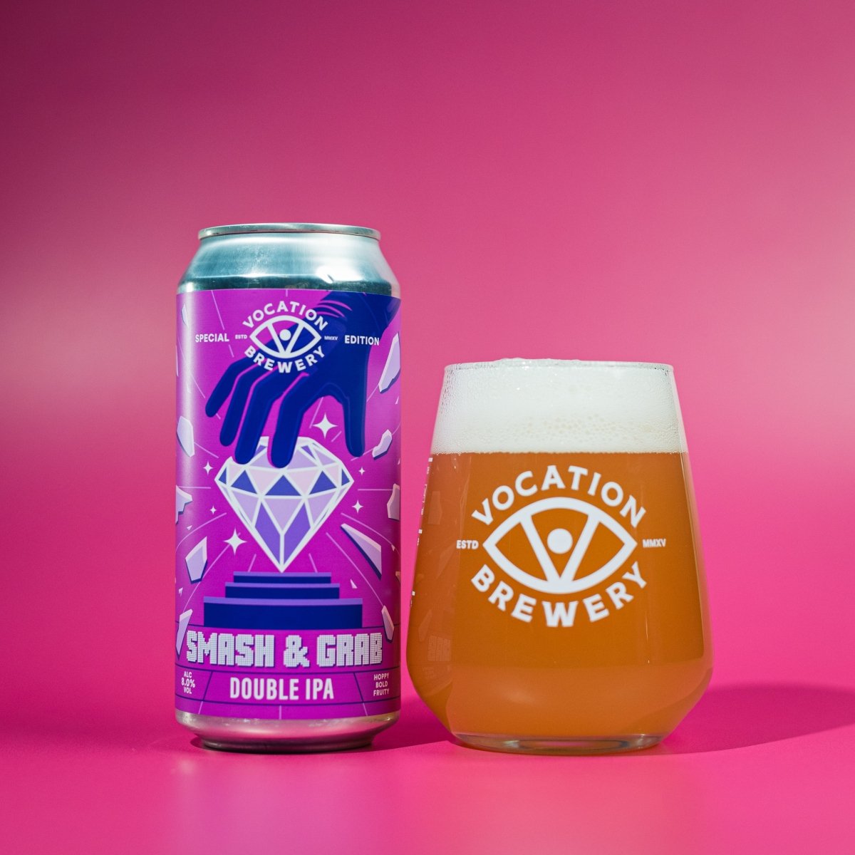 Smash & Grab | 8.0% DIPA | 440ml - Vocation Brewery