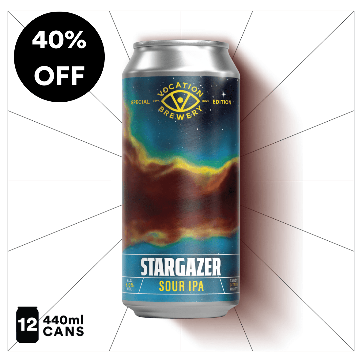 Stargazer | 6.0% Sour IPA | 440ml - Vocation Brewery