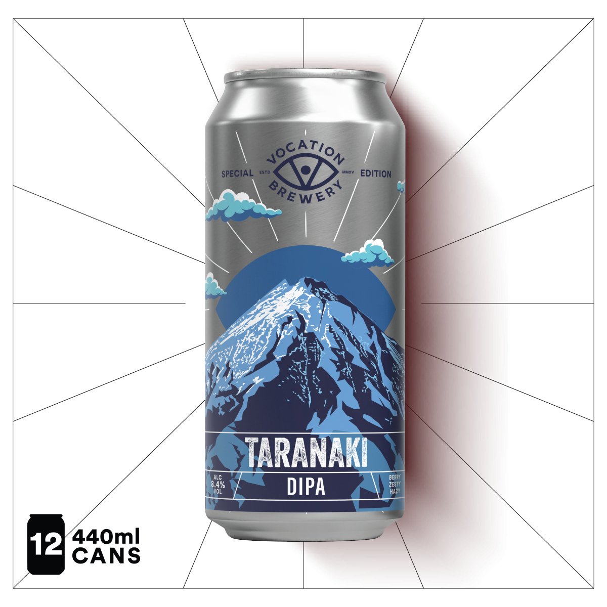 Taranaki | 8.4% Double IPA | 440ml - Vocation Brewery