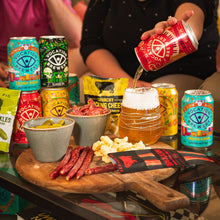 Load image into Gallery viewer, The Big Match Mixed Pack | Vocation Brewery x Serious Pig Beer &amp; Snacks Mixed Case | 24 x 330ml + Snacks - Vocation Brewery

