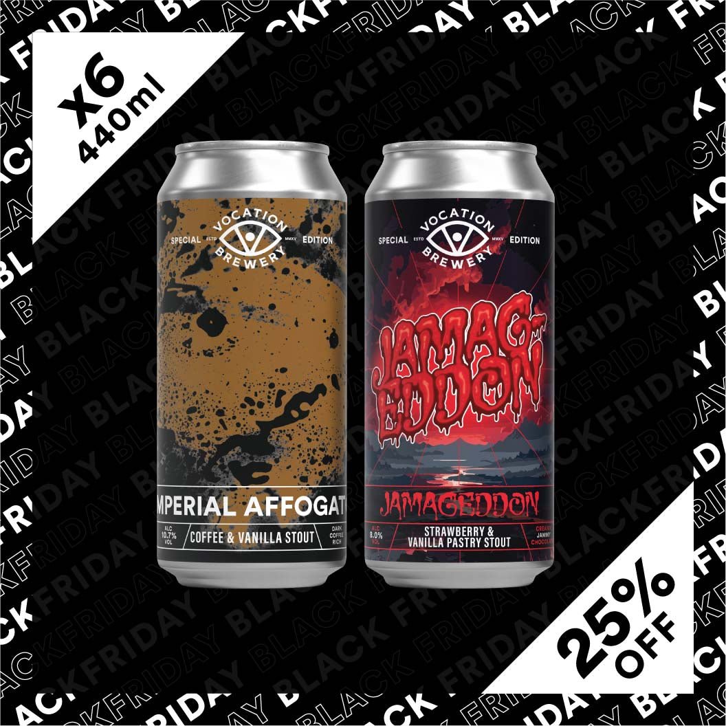 The Dessert Storm Stout Box | Mixed Stout Line - Up | 6 x 440ml Cans - Vocation Brewery