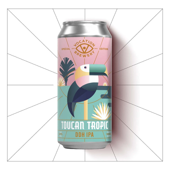 Toucan Tropic | 6.7% DDH IPA 440ml - Vocation Brewery