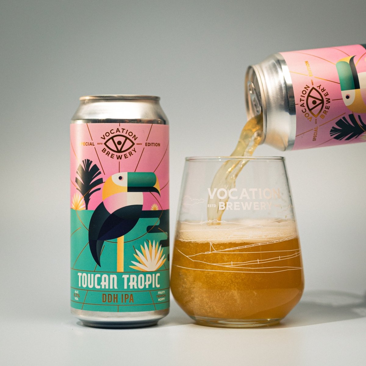 Toucan Tropic | 6.7% DDH IPA 440ml - Vocation Brewery