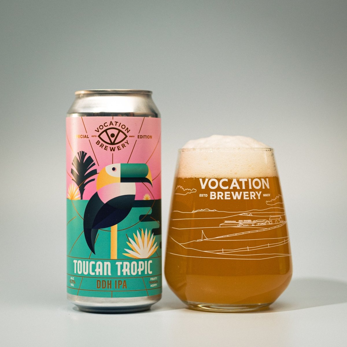 Toucan Tropic | 6.7% DDH IPA 440ml - Vocation Brewery