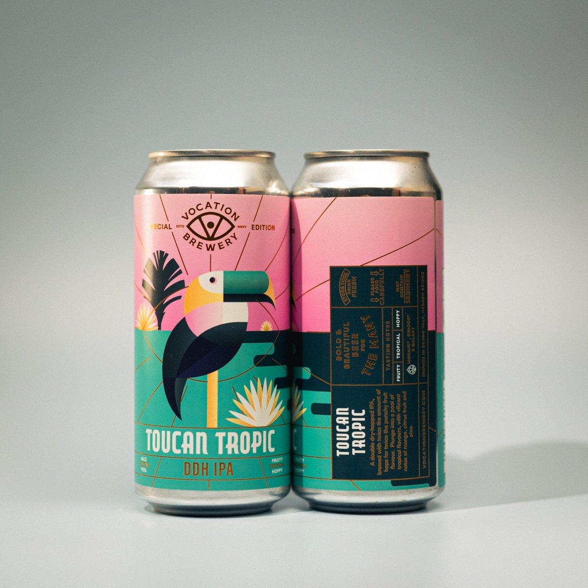Toucan Tropic | 6.7% DDH IPA 440ml - Vocation Brewery