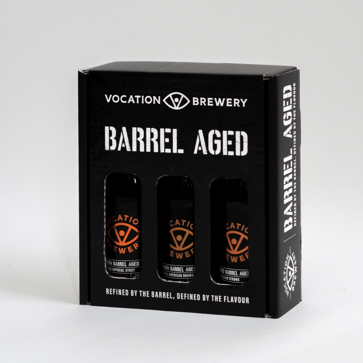 Vocation Barrel Aged Showcase Box | Barrel Aged Beer Gift Pack | 3 x 330ml Bottles - Vocation Brewery