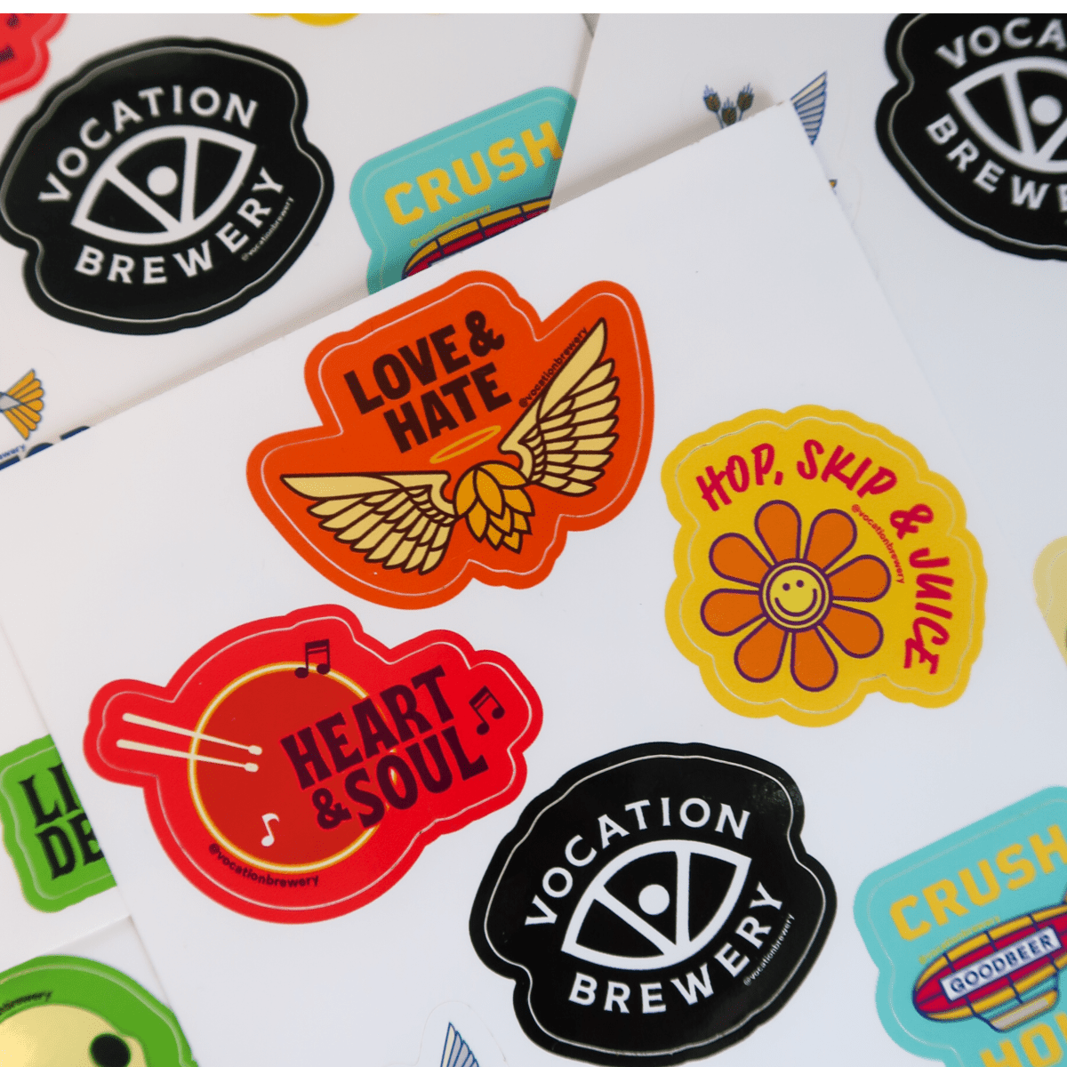 Vocation 'Beer For The Many' Sticker Pack - Vocation Brewery