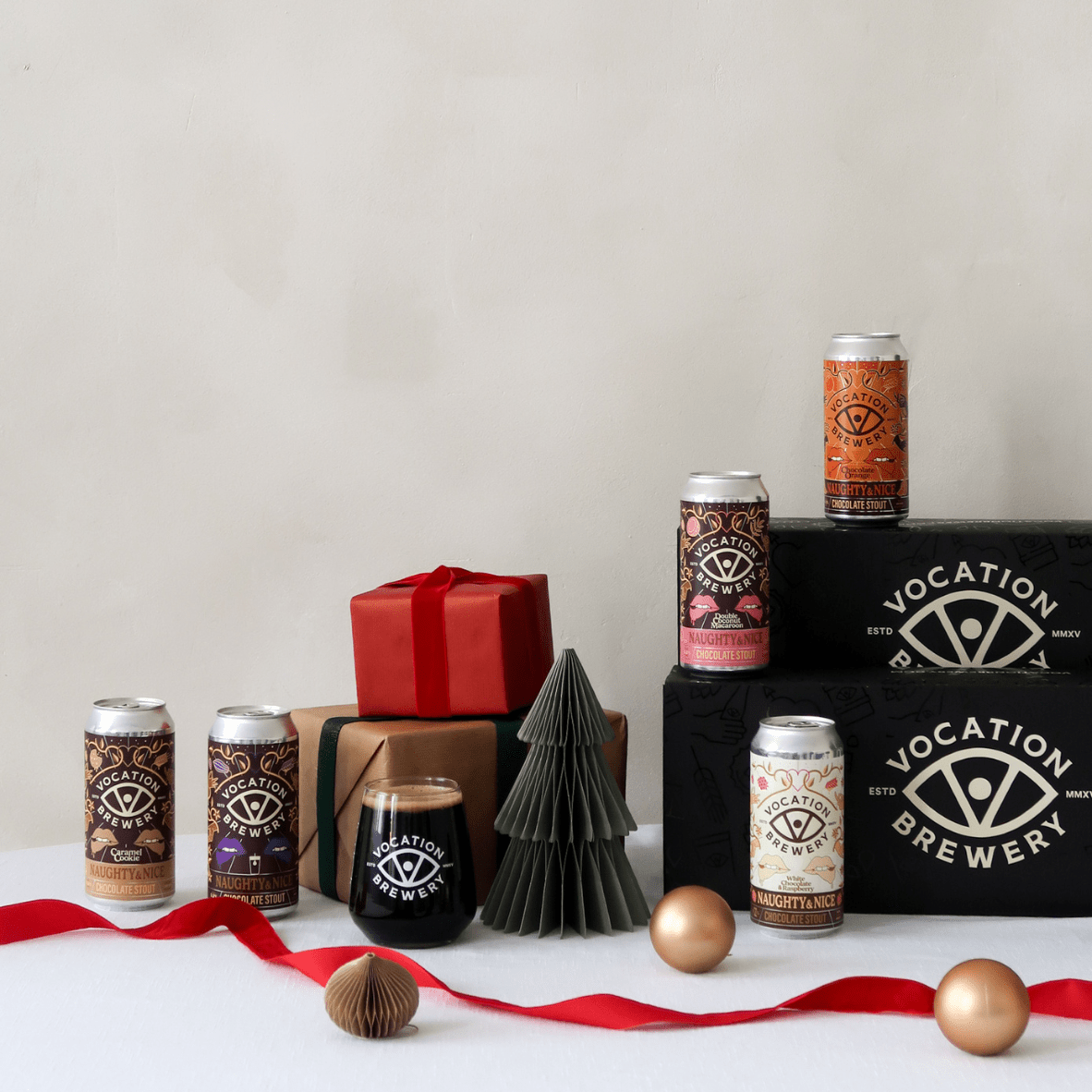 Vocation Chocolate Stout Gift Set | Indulgent Stout Gift Pack | 5 x 440ml & Glass - Vocation Brewery