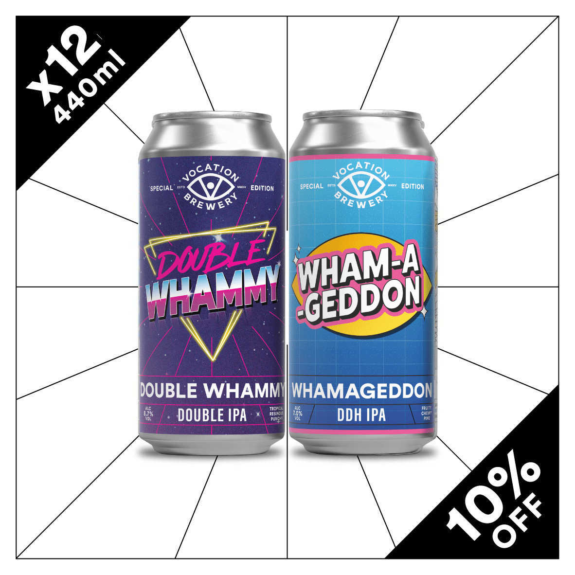 Vocation Double Wham Pack | Festive Beers Mixed Case | 12 x 440ml - Vocation Brewery