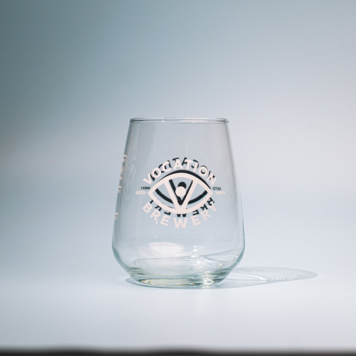 Vocation 'Eye Logo' Mencia Glass | 15.5oz - Vocation Brewery