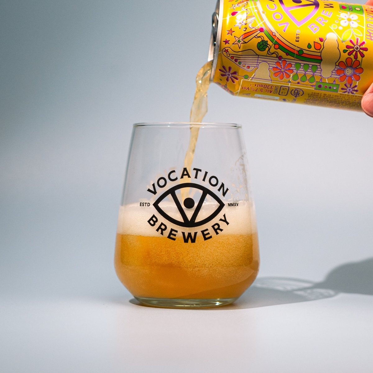 Vocation 'Eye Logo' Mencia Glass | 15.5oz - Vocation Brewery