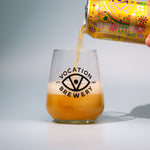 Vocation 'Eye Logo' Mencia Glass | 15.5oz - Vocation Brewery