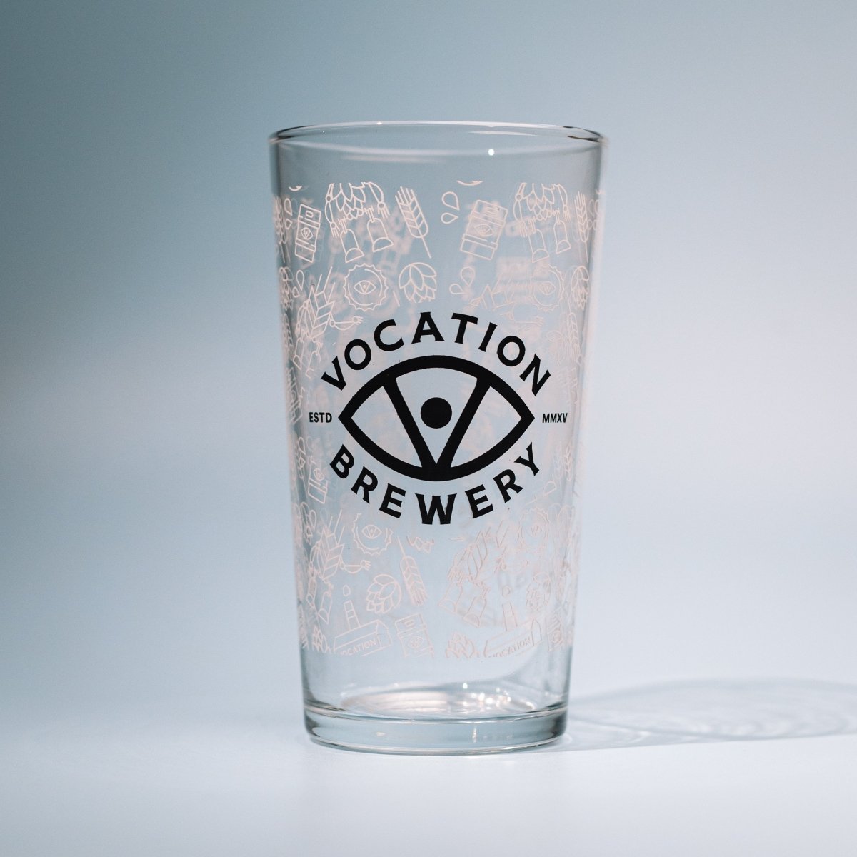 Vocation 'Eye Logo' Pint Glass | 20oz - Vocation Brewery