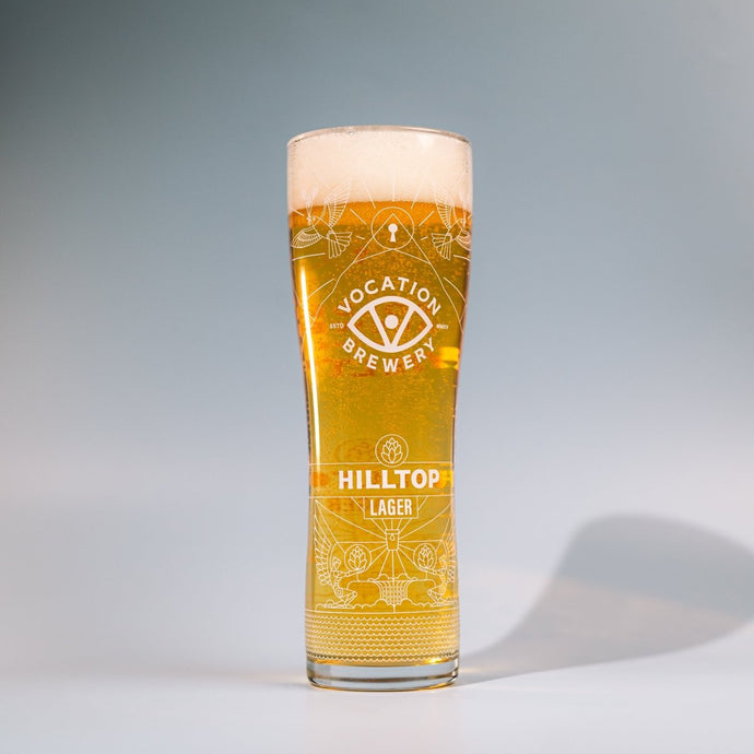 Vocation Hilltop Lager Pint Glass | 20oz - Vocation Brewery