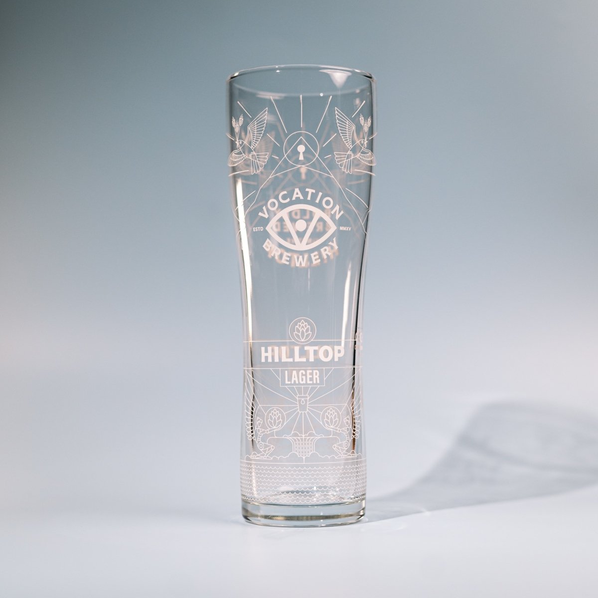 Vocation Hilltop Lager Pint Glass | 20oz - Vocation Brewery
