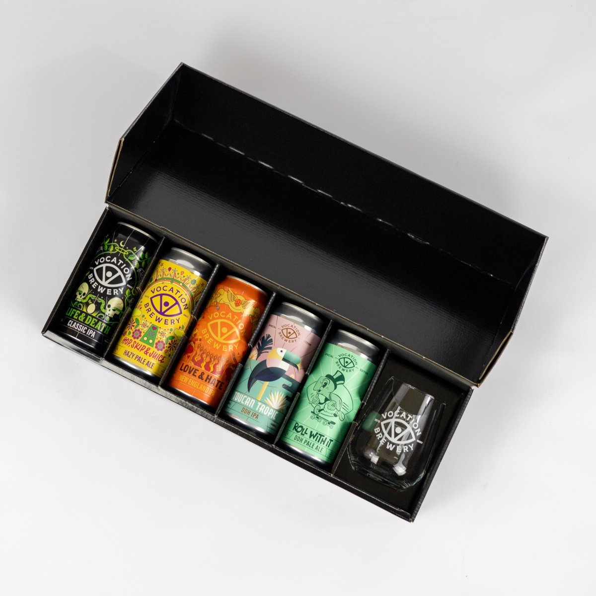 Vocation IPA Gift Set | Hazy & Hoppy Gift Set | 5 x 440ml & Glass - Vocation Brewery