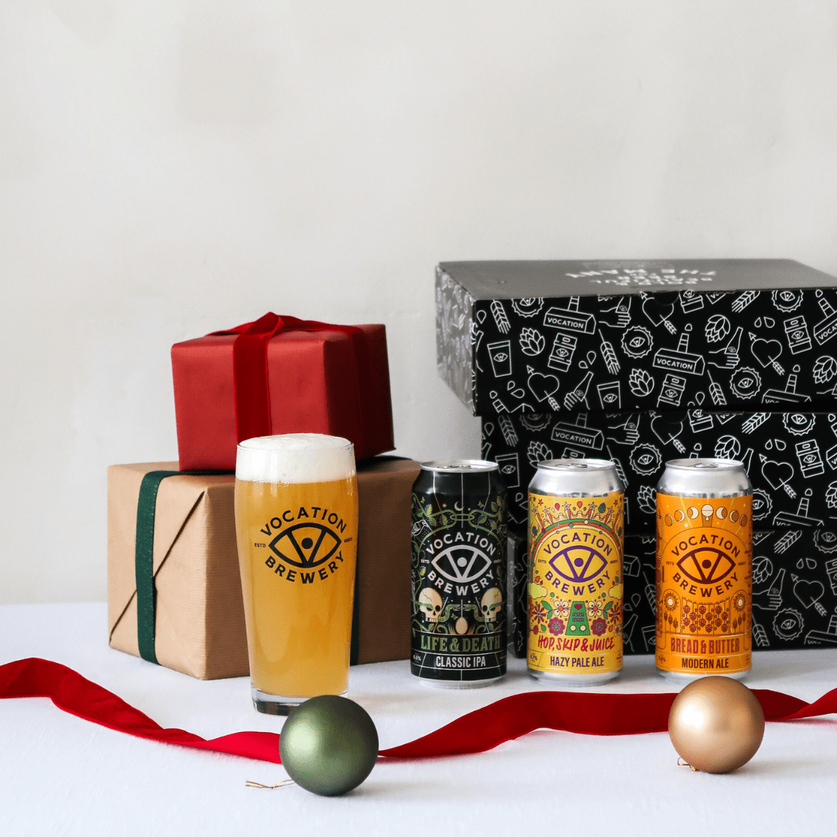 Vocation Pale Ale Heroes Gift Set | Pale Ale Gift Pack | 3 x 440ml Cans & Glass - Vocation Brewery