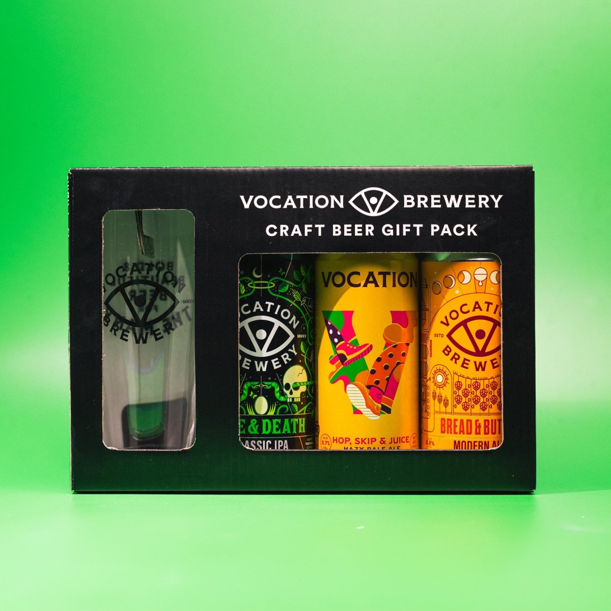 Vocation IPA Craft Beer Gift Set | 3 Cans & Glass β Vocation Brewery