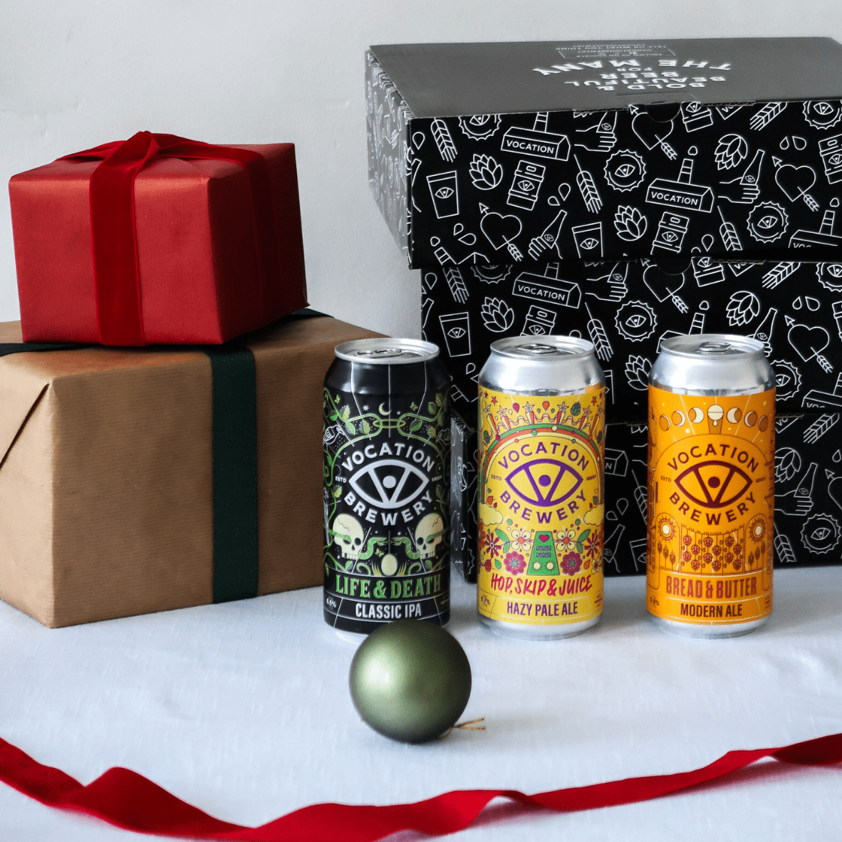 Vocation Pale Ale Heroes Gift Set | Pale Ale Gift Pack | 3 x 440ml Cans & Glass - Vocation Brewery