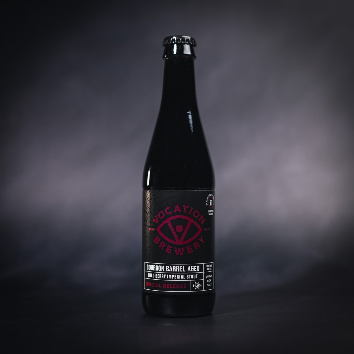 Wild Berry Imperial Stout | 11.6% Bourbon Barrel Aged Beer | 330ml bottle - Vocation Brewery