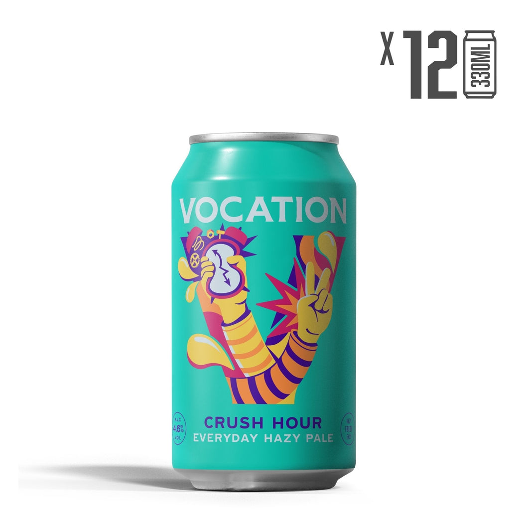 12PK Crush Hour | Everyday Hazy Pale 4.6% 330ml - Vocation Brewery