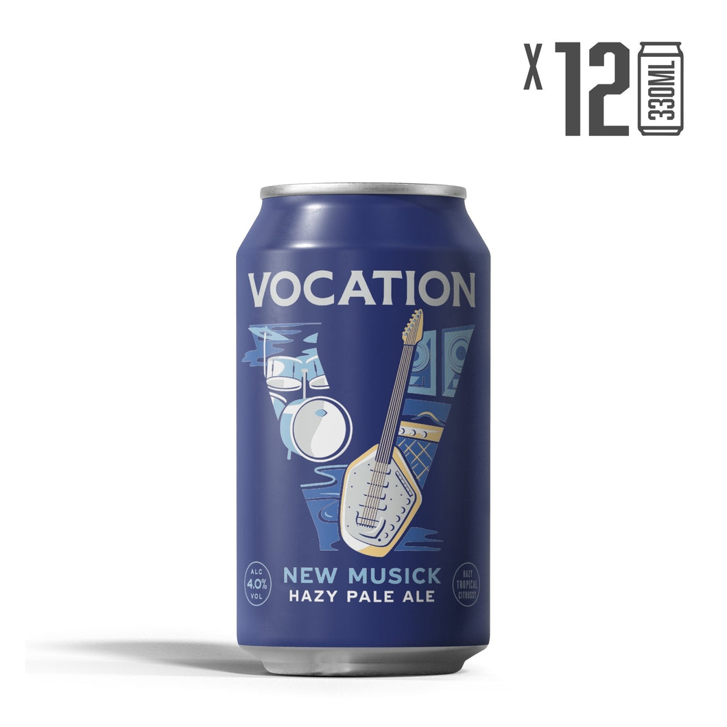 12PK New Musick | 4.0% Hazy Pale Ale 330ml - Vocation Brewery