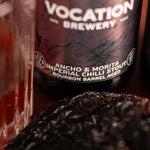 Ancho & Morita Chilli Imperial Stout - Bourbon Barrel Aged | 11.7% 330ml Bottle - Vocation Brewery