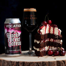 Load image into Gallery viewer, Black Forest Gateau | Chocolate &amp; Cherry Imperial Stout 10% 440ml - Vocation Brewery
