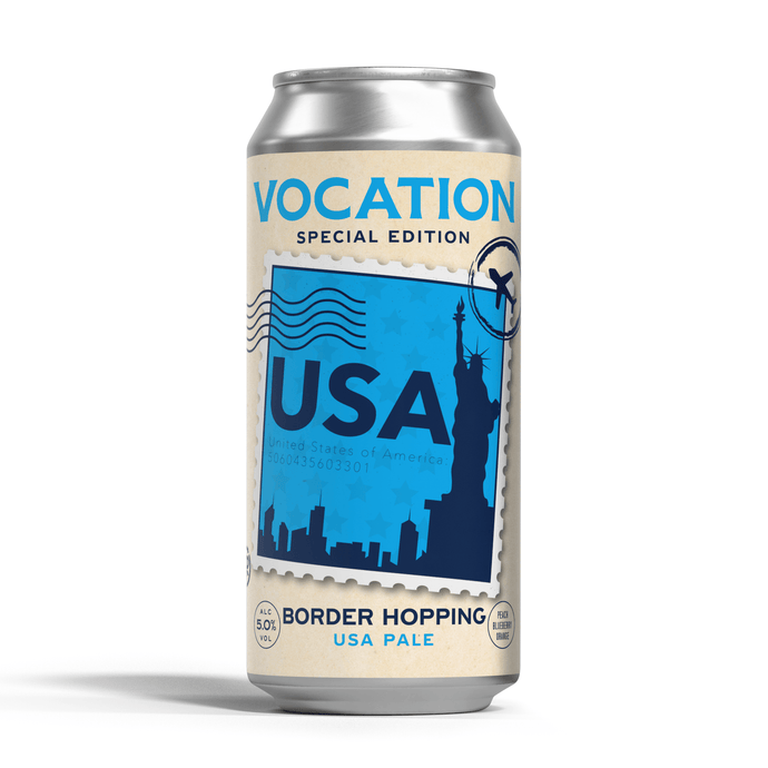 Vocation Border Hopping 5.0% USA Pale 440ml Vocation Border Hopping 5.0% USA Pale 440ml