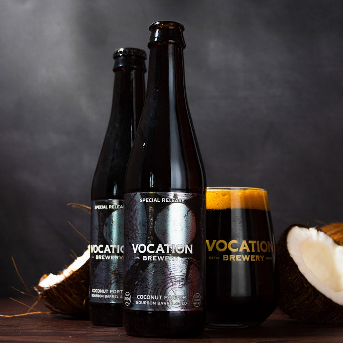 Coconut Porter - Bourbon Barrel Aged | 9.0% 330ml Bottle - Vocation Brewery