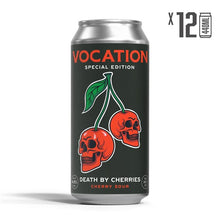 Load image into Gallery viewer, Death By Cherries | 4.5% Cherry Sour 440ml - Vocation Brewery
