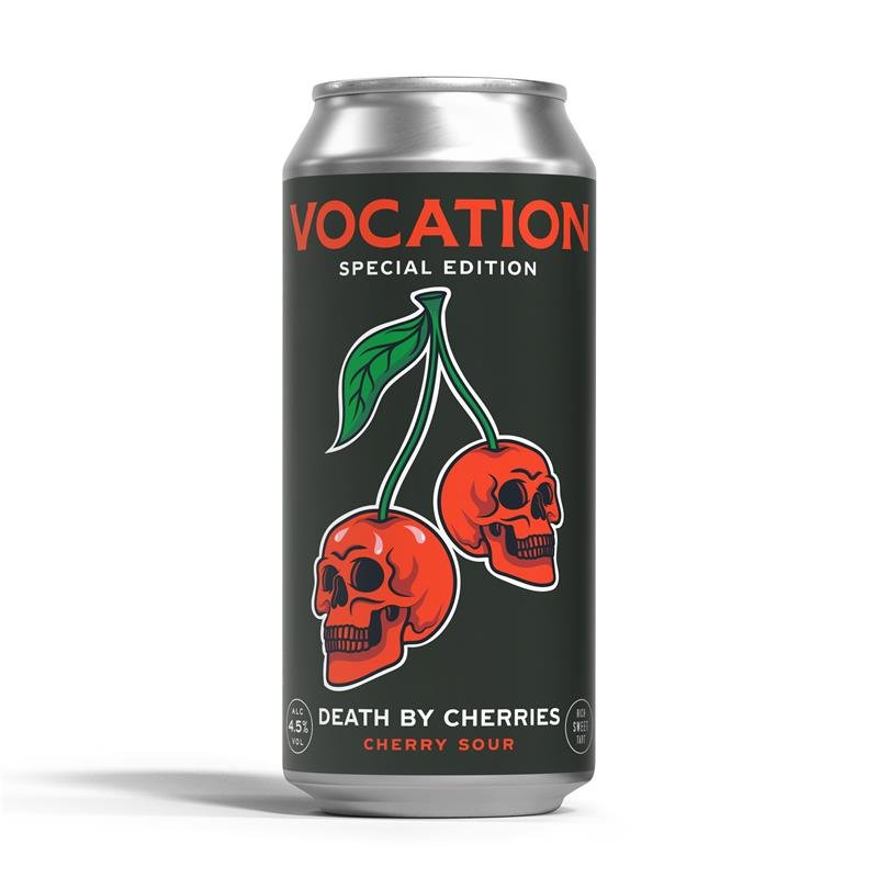 Death By Cherries | 4.5% Cherry Sour 440ml - Vocation Brewery