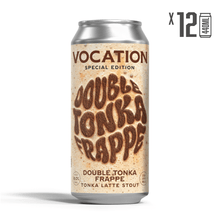 Load image into Gallery viewer, Double Tonka Frappe | 8.0% Tonka Latte Stout 440ml Can - Vocation Brewery
