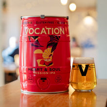 Load image into Gallery viewer, Heart &amp; Soul 5L Mini Keg | 4.4% Gluten Free Session IPA - Vocation Brewery
