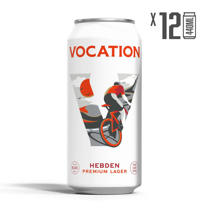 Hebden Lager | 5% 440ml - Vocation Brewery