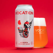 Load image into Gallery viewer, Hebden Lager | 5% 440ml - Vocation Brewery

