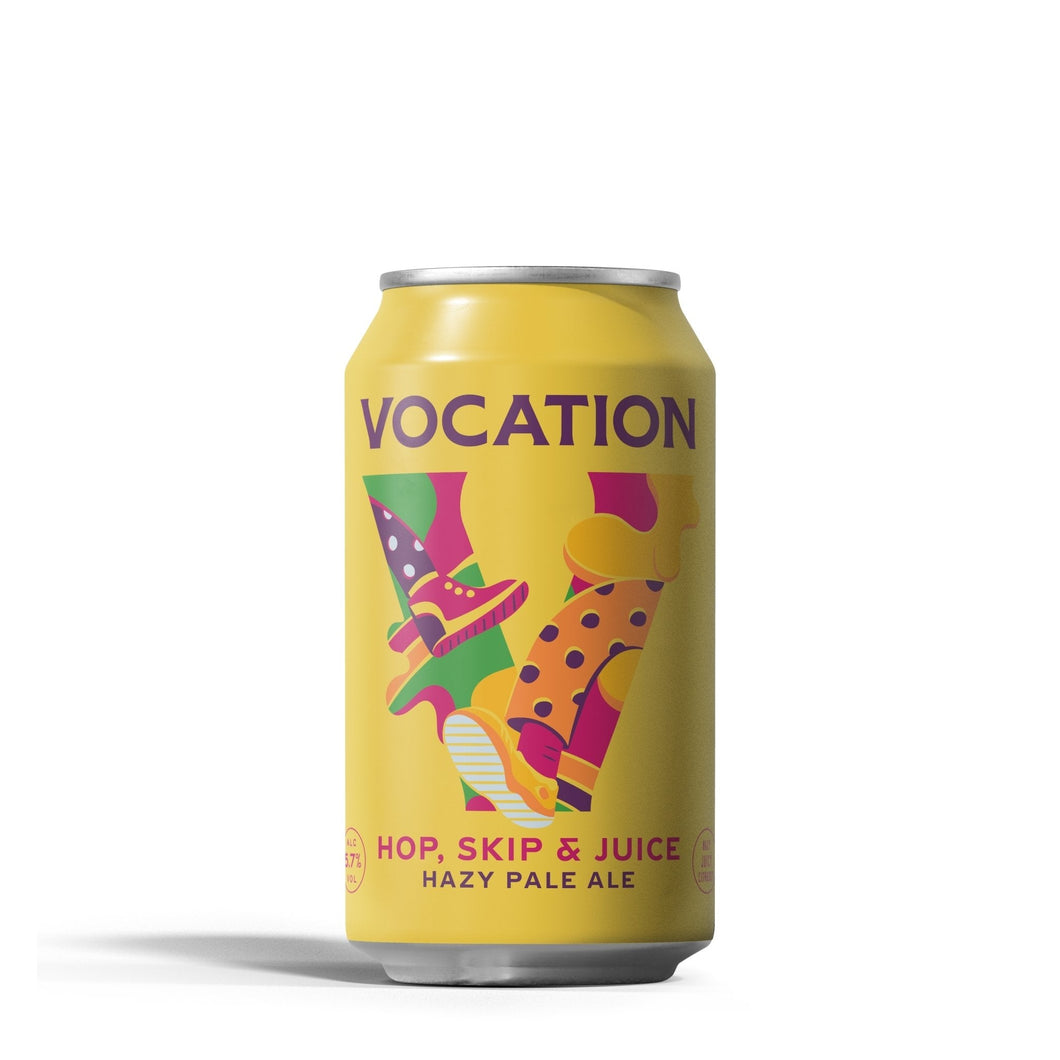 Hop, Skip & Juice | 5.7% Hazy Pale Ale 330ml - Vocation Brewery