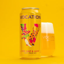 Load image into Gallery viewer, Hop, Skip &amp; Juice | 5.7% Hazy Pale Ale 440ml - Vocation Brewery
