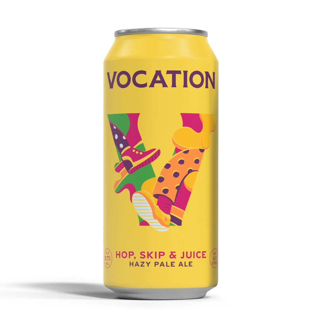Hop, Skip & Juice | 5.7% Hazy Pale Ale 440ml - Vocation Brewery