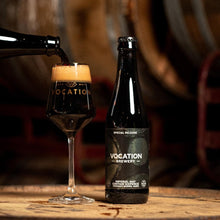 Load image into Gallery viewer, Imperial May Contain Sixpence | Cognac Barrel Aged Imperial Stout 12.5% 330ml Bottle - Vocation Brewery

