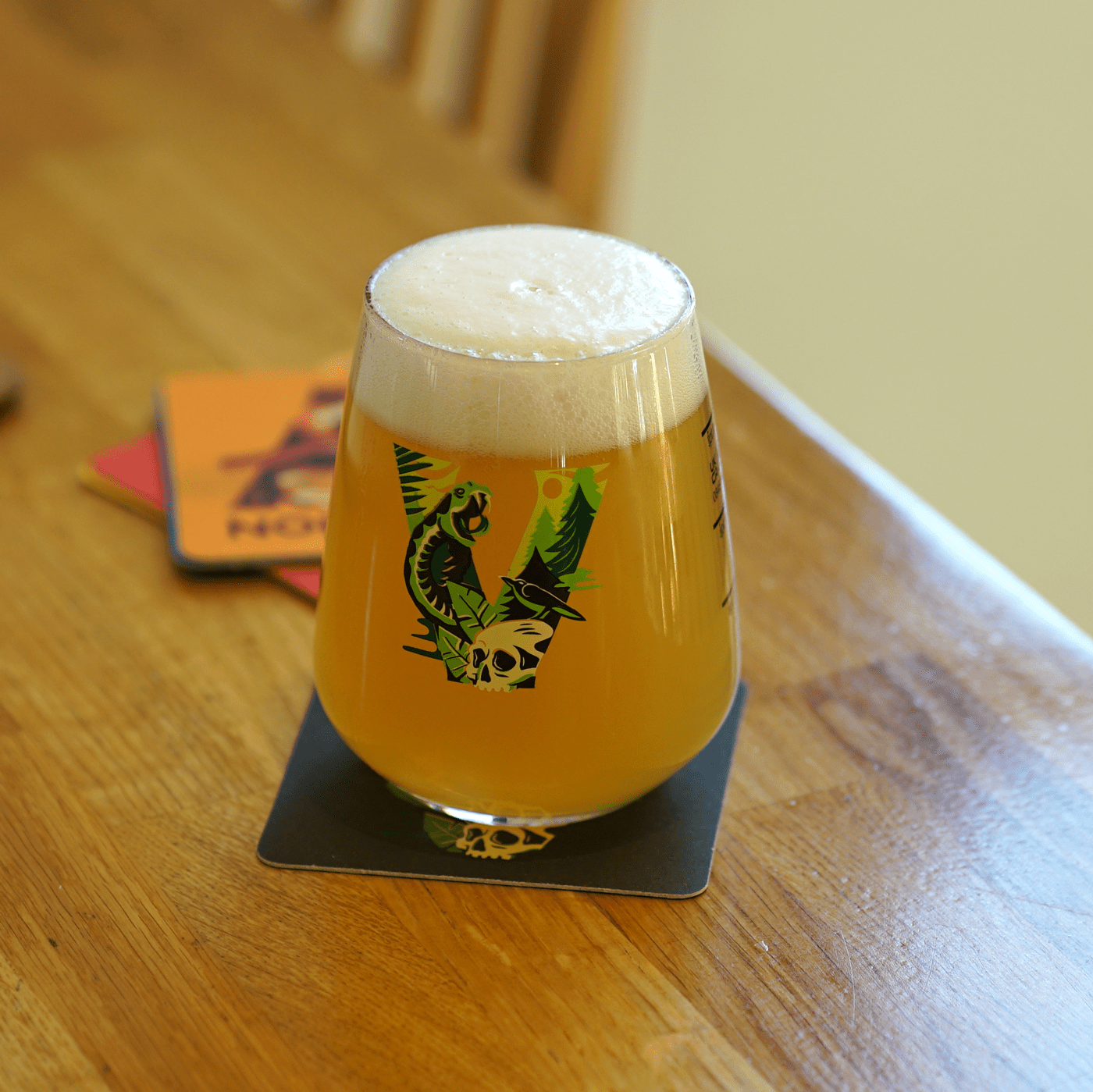 Life and Death 'Deadly Serious About Beer' Allegra Glass - Vocation Brewery