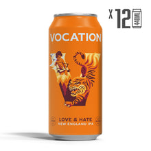 Load image into Gallery viewer, Love &amp; Hate | 7.2% New England IPA 440ml - Vocation Brewery
