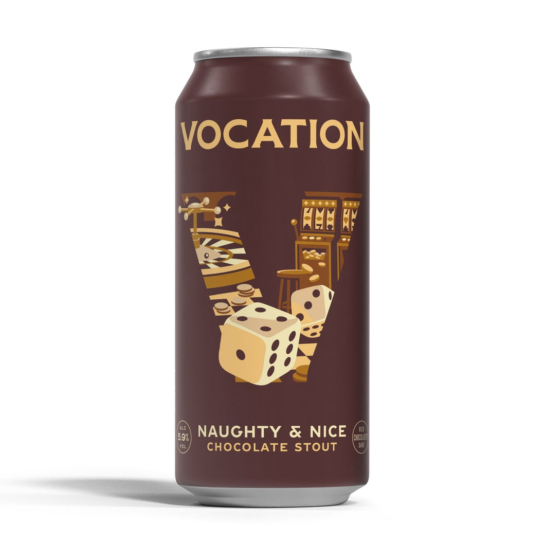 Naughty & Nice | 5.9% Chocolate Stout 440ml - Vocation Brewery