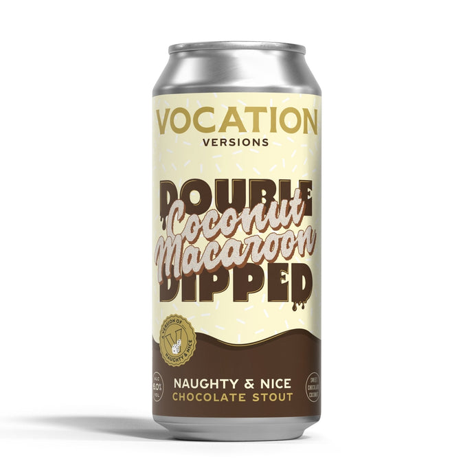 Naughty & Nice | Double Dipped Coconut Macaroon | Chocolate Stout 6.0% 440ml Can - Vocation Brewery
