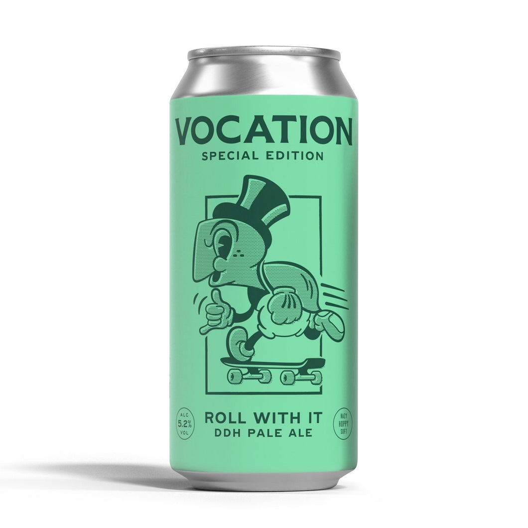 Roll With It | DDH Pale Ale 440ml 5.2% - Vocation Brewery