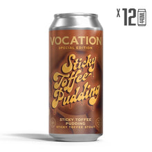 Load image into Gallery viewer, Sticky Toffee Pudding | 5.8% Sticky Toffee Stout 440ml - Vocation Brewery
